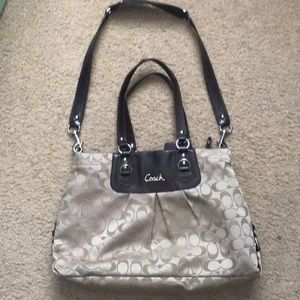 Authentic Coach signature purse